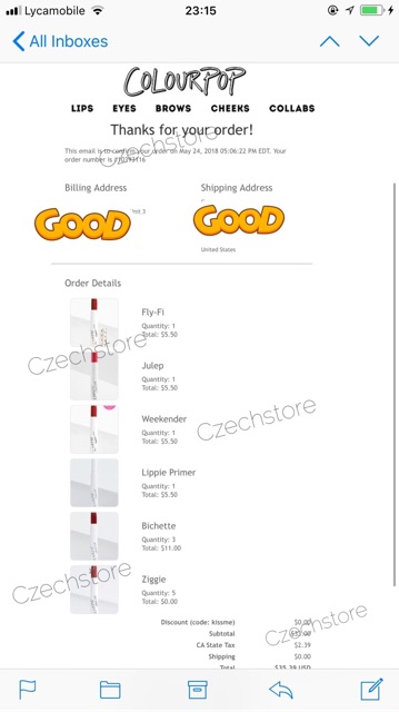 Son bút COLOURPOP LIPPIE STIX | BigBuy360 - bigbuy360.vn