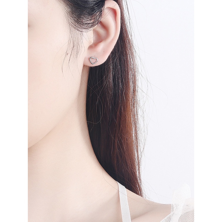 Đôi Bông Tai Hình Trái Tim Thời Trang