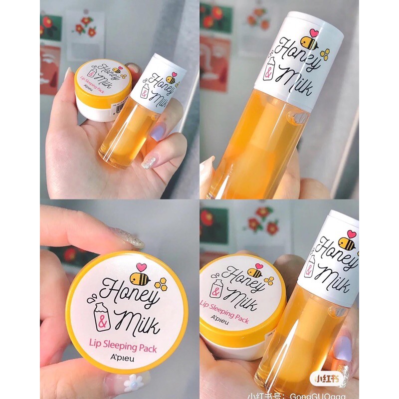 TINH DẦU DƯỠNG MÔI APIEU HONEY &MILK LIP OIL