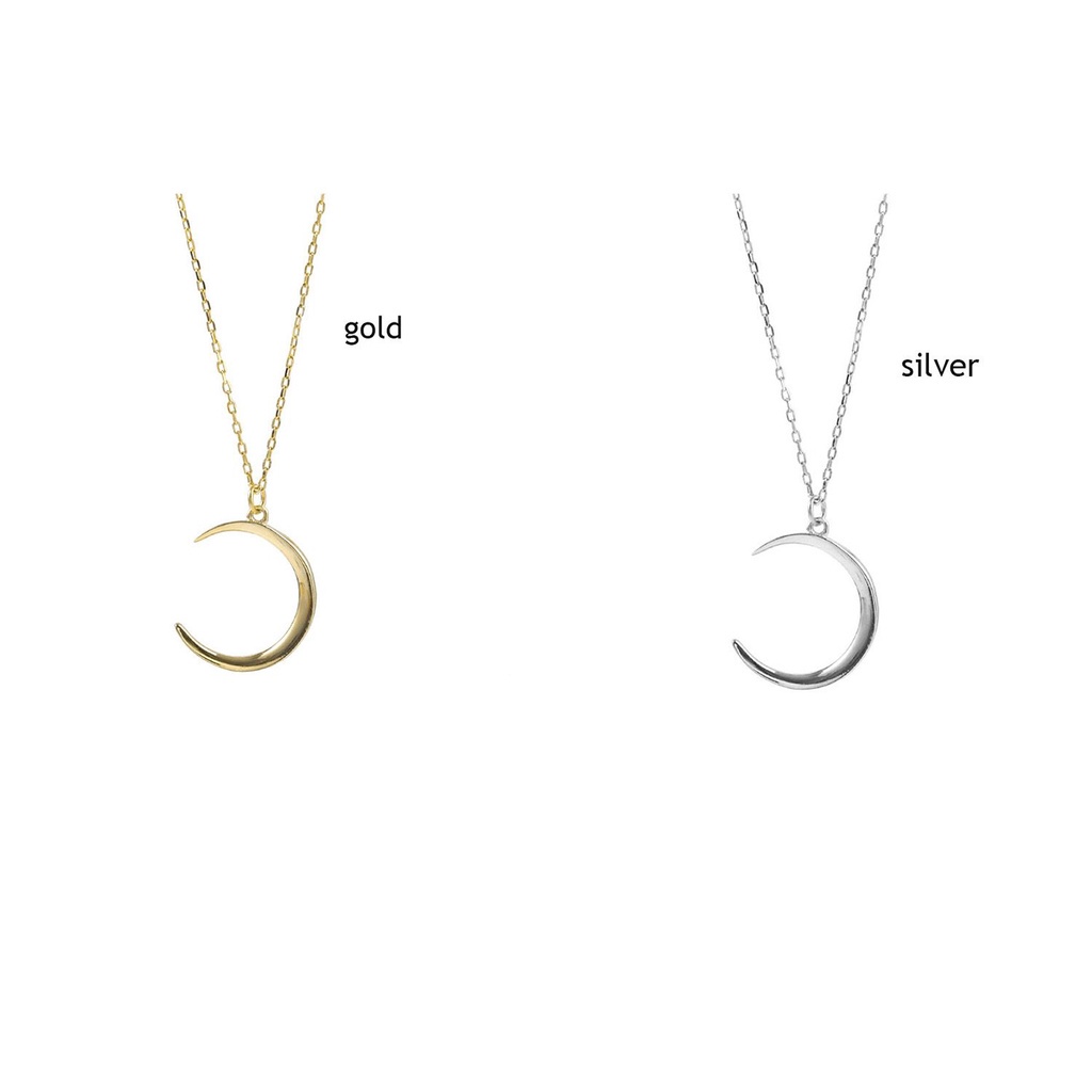 Vòng cổ Hợp Kim Mặt Hình Mặt Trăng Nhiều Màu Thời Trang Cho Nữ