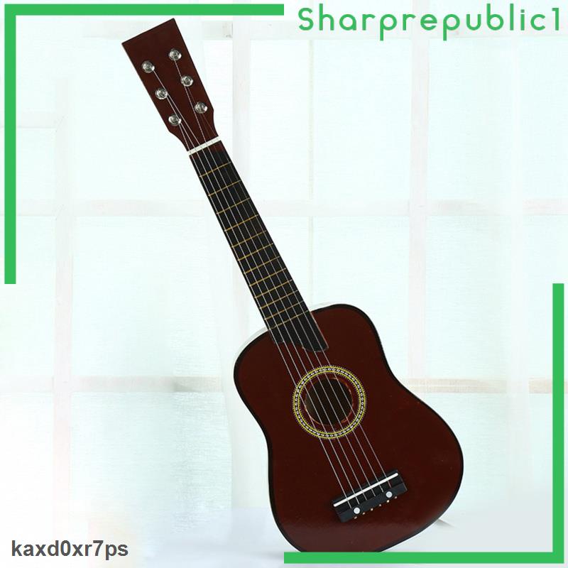 TỰ NHIÊN Đàn guitar acoustic đồ chơi mini 25 inch bằng gỗ luyện tập dành cho người mới bắt đầu