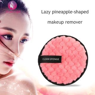 Fiber Makeup Remover Pad Reusable Face Cleansing Sponge Cloth Cosmetic Puff
