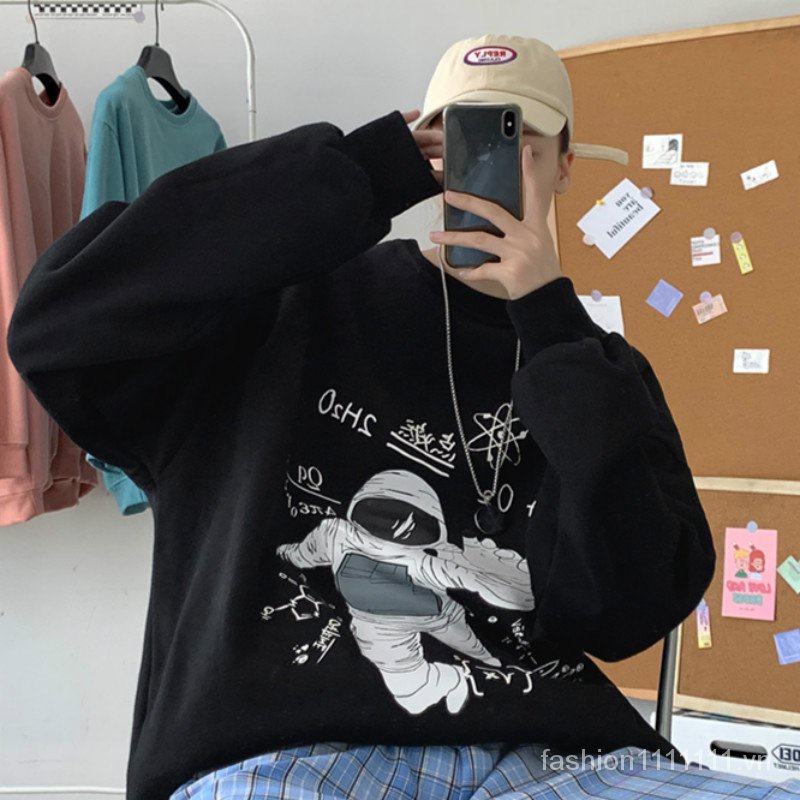 Áo sweater nam tay dài phong cách hiphop 4 màu tùy chọn