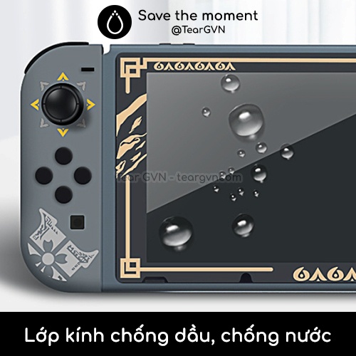 Dán cường lực nhiều họa tiết (Akitomo) cho Nintendo Switch v1,2