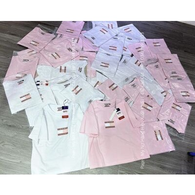 Áo thun cổ tròn Tmy trơn lá cờ ngôi sao