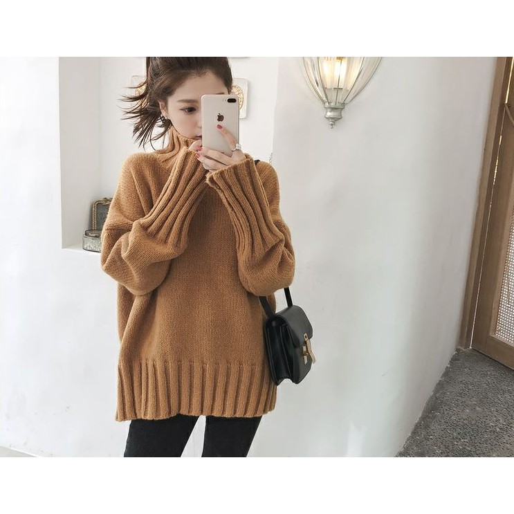 Áo Len Nữ Cổ Lọ Sang Chảnh Hàng Quảng Châu Cao Cấp Chất Đẹp | BigBuy360 - bigbuy360.vn