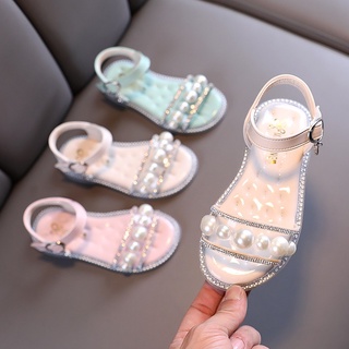 Sandal mùa hè đính ngọc chai bé gái