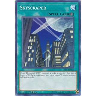 Thẻ bài Yugioh - TCG - Skyscraper / LED6-EN021
