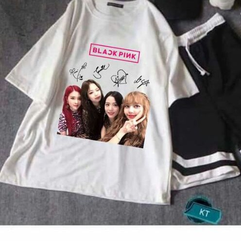 Quần Áo Blackpink ❤ FREESHIP ❤ Giảm 10k Khi Nhập [ AO BLACKPINK ] - Áo Blackpink Tay Lỡ đủ Size in theo yêu cầu free