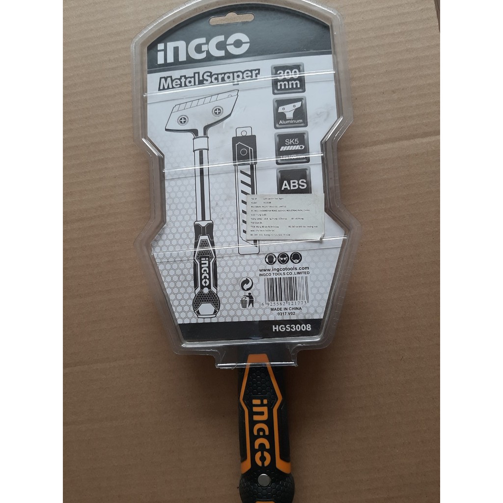 Lưỡi cạo kim loại INGCO HGS3008