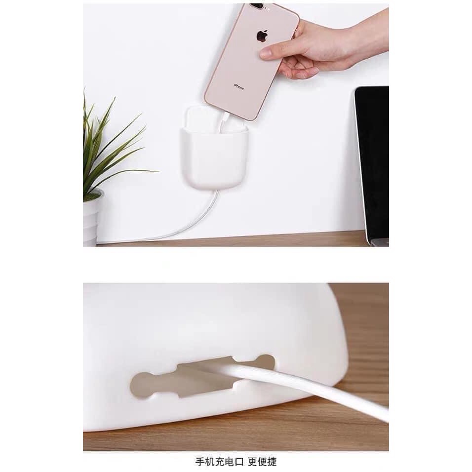 Khay Cắm Bút Viết, Điện Thoại, Điều Khiển Vật Dụng Đa Năng Dán Tường Dán Bàn Làm Việc Tiện Lợi H065