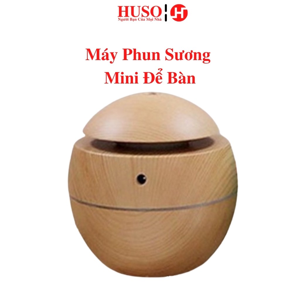 Máy Xông Tinh Dầu NAVY Phun Sương Tạo Ẩm Vân Gỗ - HUSO