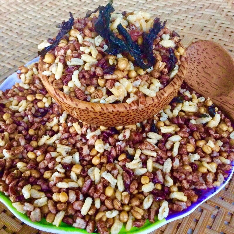 CỐM GẠO LỨT RONG BIỂN NGŨ SẮC