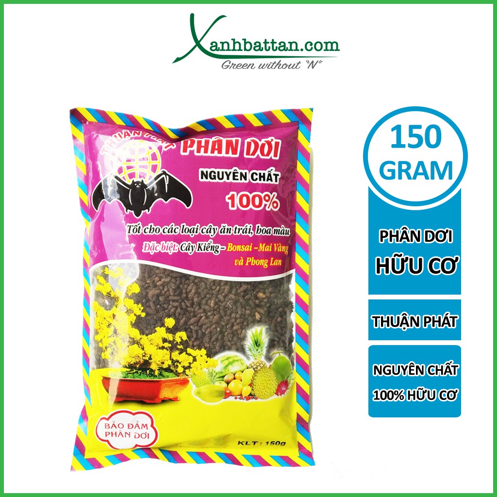 Phân dơi hữu cơ cho hoa hồng 150 Gram