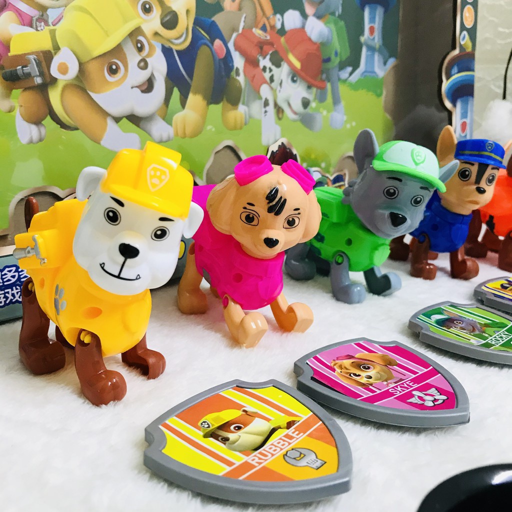 Mô Hình Đội Chó Cứu Hộ Paw Patrol Bằng Nhựa Cao Cấp Cho Bé