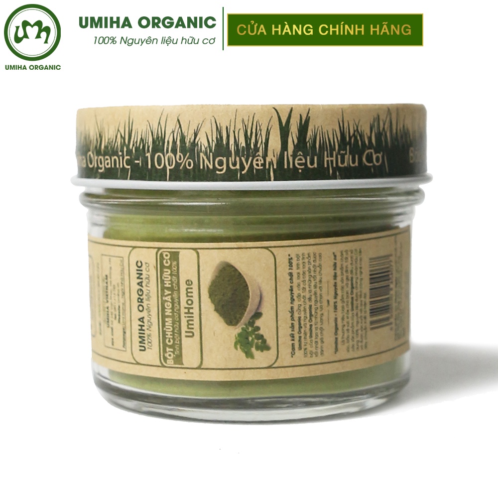 Bột Chùm Ngây Đắp Mặt Nạ Hữu Cơ Umiha Nguyên Chất | Moringa Powder 100% Organic 135g