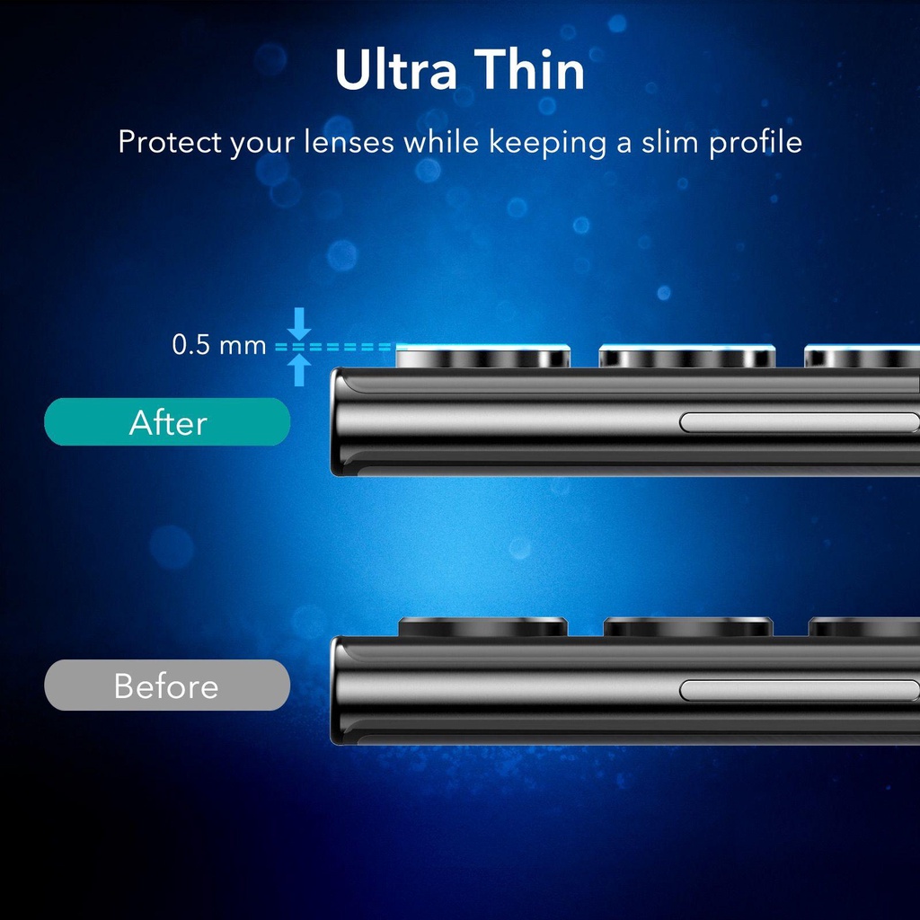 Nắp Bảo Vệ Ống Kính Máy Ảnh Mặt Cong 3D Bằng Kim Loại Cho Samsung Galaxy S22 Ultra
