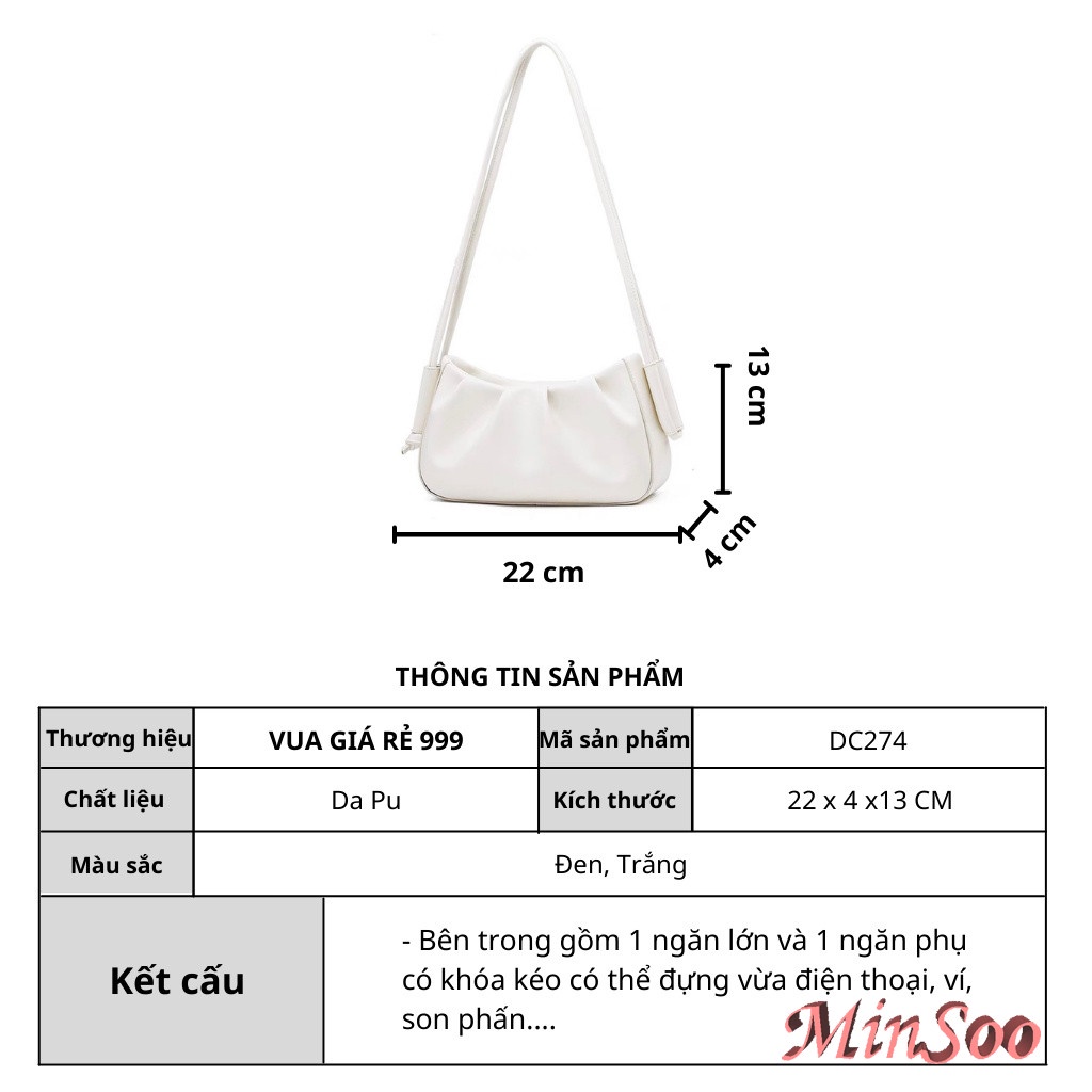 Túi kẹp nách, túi xách nữ xách tay phong cách Hàn Quốc đi chơi siêu đẹp