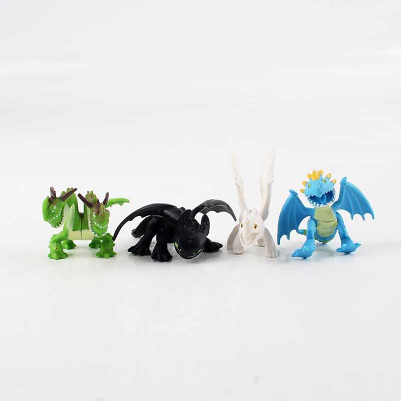 DISNEY Set 12 Mô Hình Nhân Vật Phim Hoạt Hình Bí Kíp Luyện Rồng 4-6cm