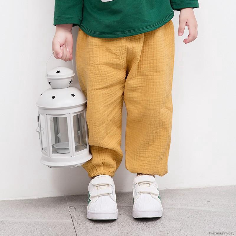 Quần Dài Lưng Thun Thời Trang Cho Bé