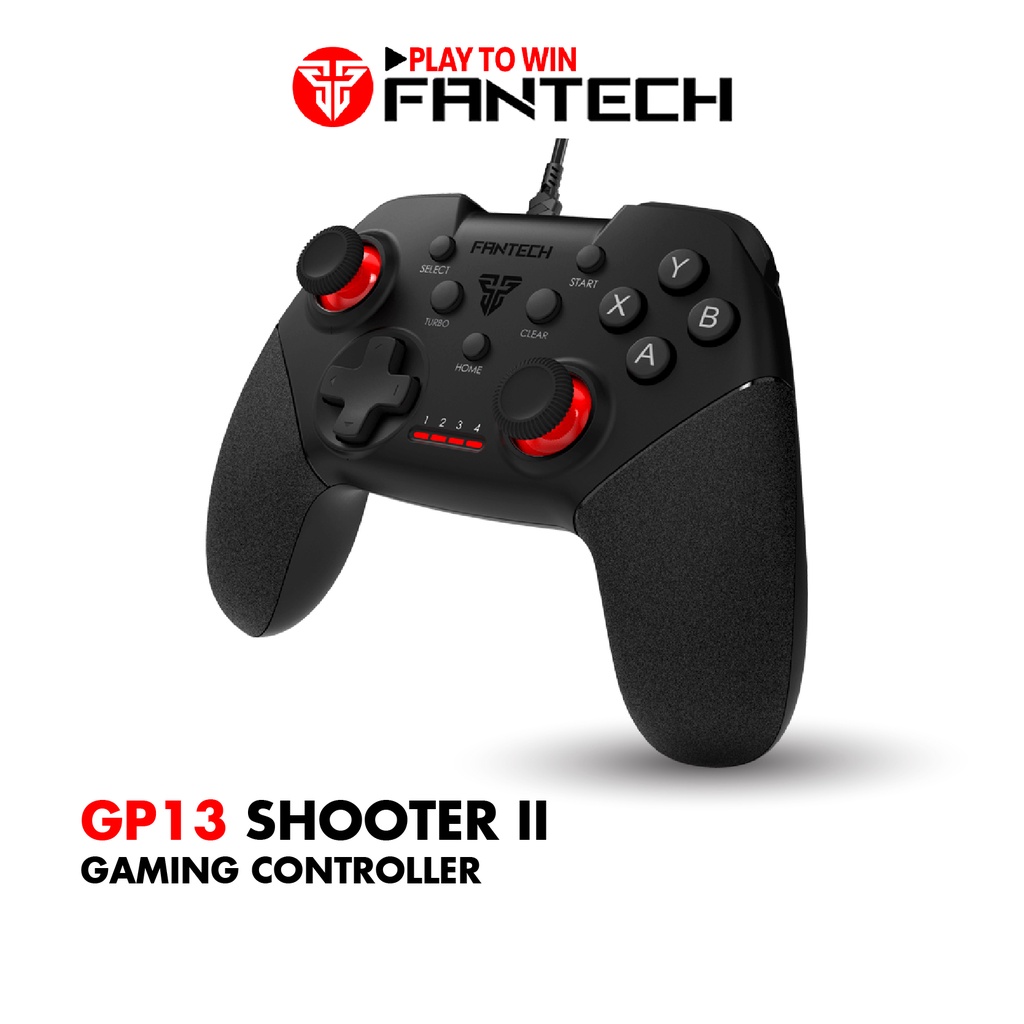 Tay Cầm Chơi Game có dây Fantech SHOOTER II GP13 - 19 nút bấm - Có chế độ rung, chân cám USB tương thích rộng