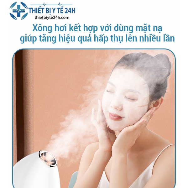 Máy Xông Hơi Mặt [Freeship] Máy Xông Hơi Mặt Nóng Lạnh Z16 - Làm Sạch Da, Cân Bằng Độ Ẩm, Ngừa Mụn, Giúp Da Căng Mịn