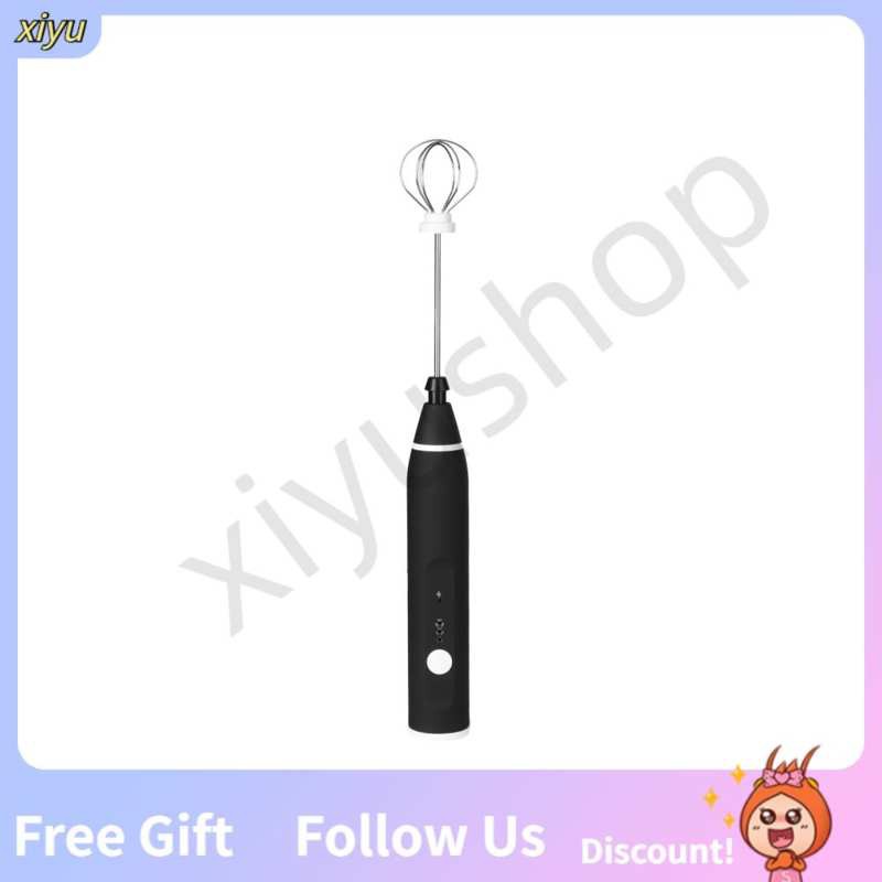 Electric Egg Beater Milk Frother Foamer Mixer Coffee 3 Speed Adjustable Blender