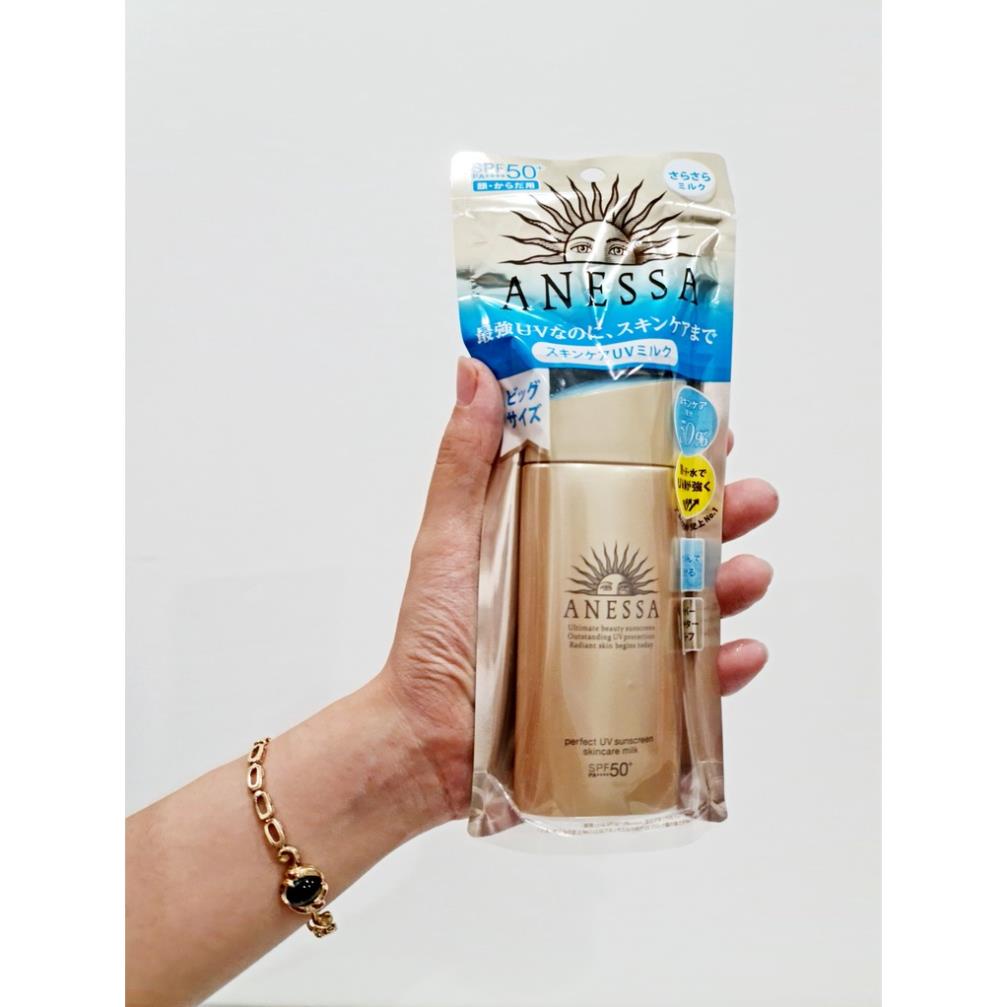 Kem Chống Nắng Anessa Perfect Uv Sunscreen Skincare Milk Spf 50+ Pa++ 90 ML - Kem Chống Nắng Cho Da Dầu Da Mụn | BigBuy360 - bigbuy360.vn