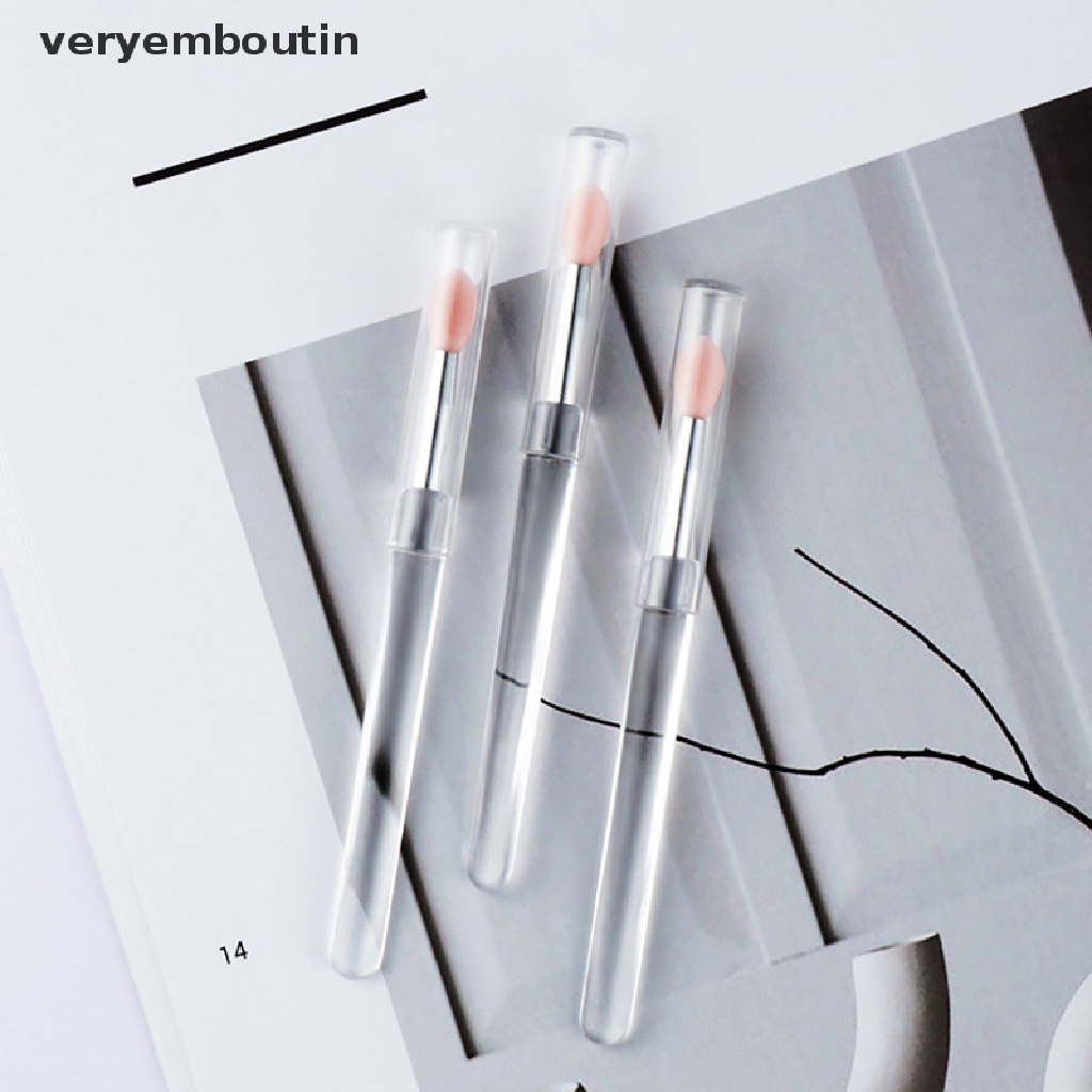 Set 2 Cọ Tô Son Môi Bằng Silicone Đa Năng Tiện Dụng