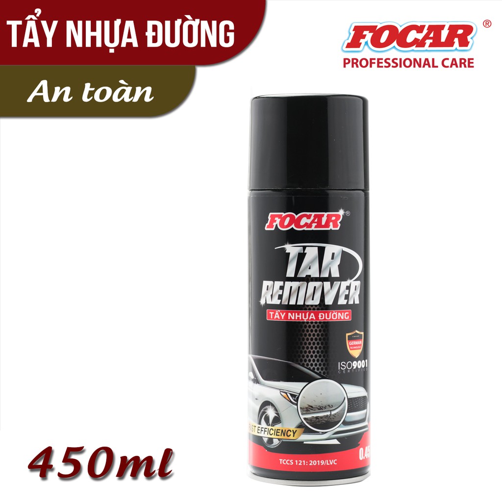 Dung dich Tẩy nhựa đường tẩy băng keo FOCAR Tar Remover 450ml