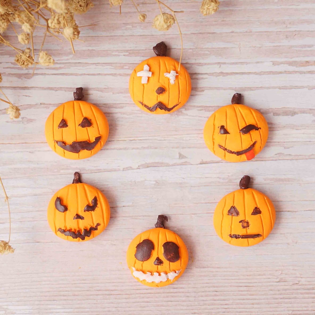 Khuôn Silicone Làm Bánh Hình Trái Bí Ngô Halloween