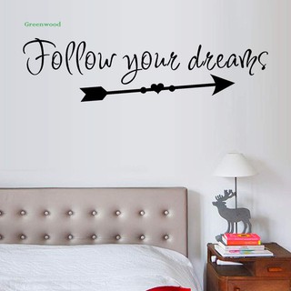 Decal dán tường lá cây lá xanh