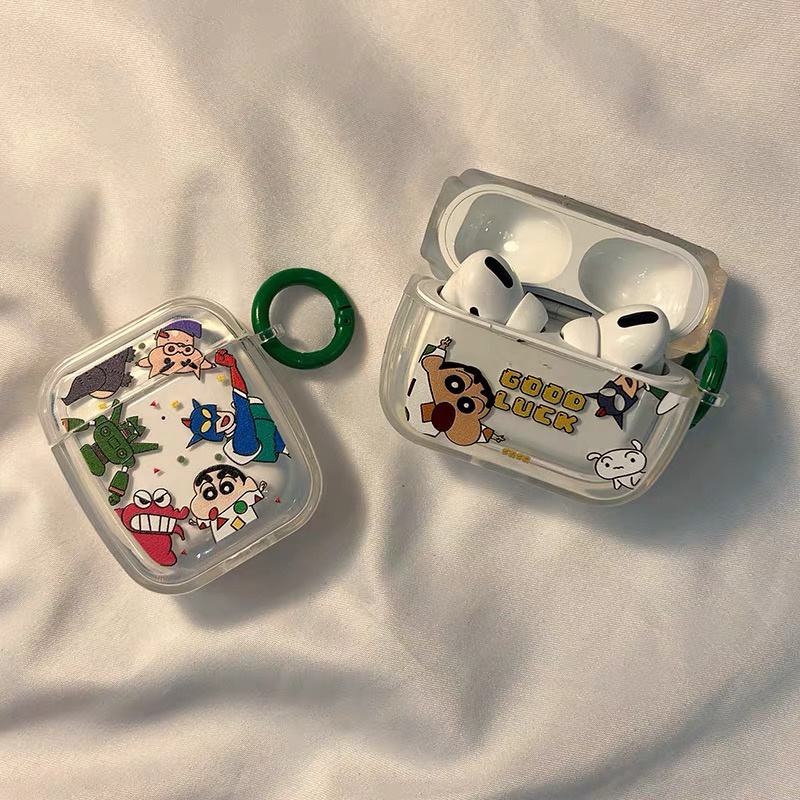 Vỏ Bảo Vệ Hộp Sạc Tai Nghe AirPods Pro2 2022 AirPods 1 2 3 Pro Bằng TPU Trong Suốt Họa Tiết Hoạt Hình