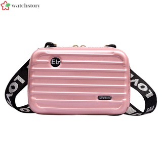 Túi Đựng Mỹ Phẩm Mini Đeo Chéo Dạng Vali Cho Nữ Ốp