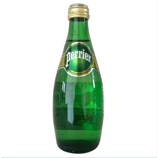 Nước Khoáng Thiên Nhiên Có Gas Perrier Chai 330ml Chính Hãng - Nhập Khẩu Pháp