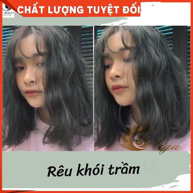 Thuốc nhuộm tóc Rêu khói trầm kèm bộ dụng cụ nhuộm tóc