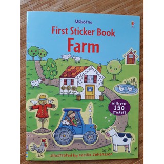Dính dán - Usborne sticker book - Farm