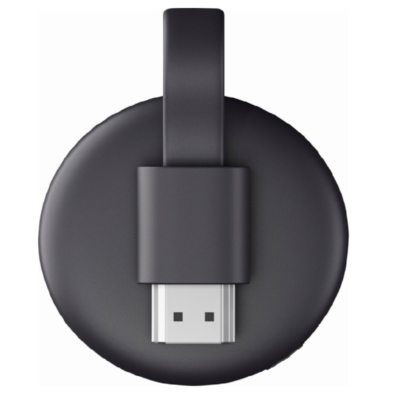 Thiết bị kết nối TV Google Chromecast 3 (phiên bản 2021) (Đen, Trắng) - Hàng nhập khẩu