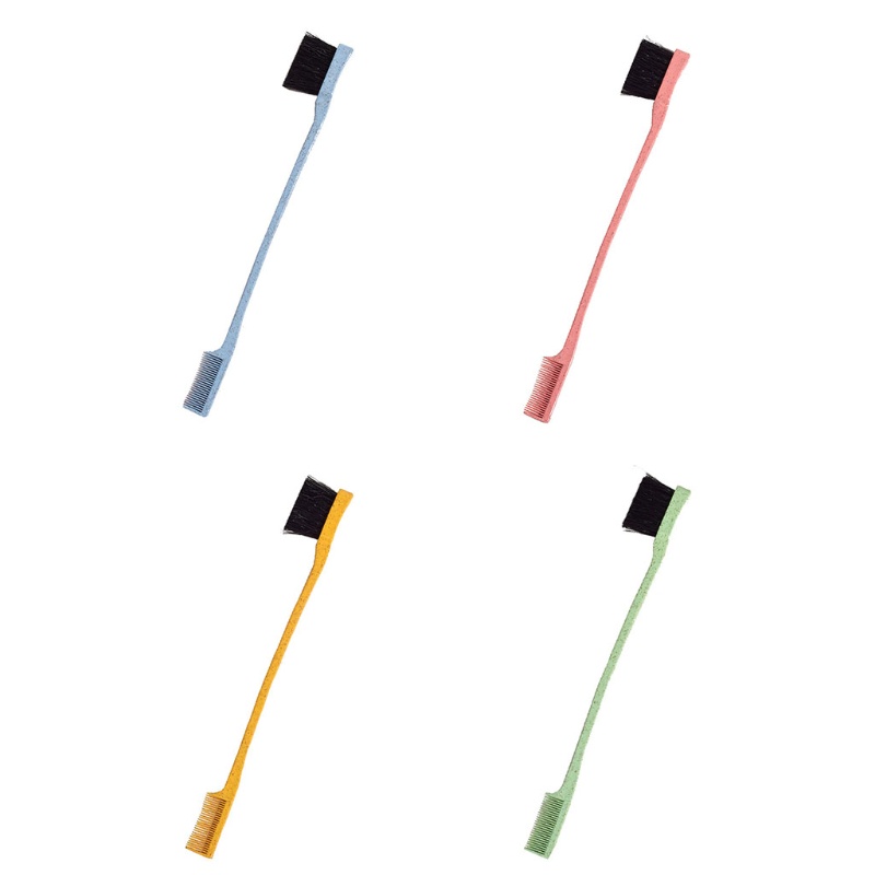 Lược Chải Tóc Hai Mặt Giúp Tạo Kiểu Lông Mày Mượt Mà Tiện Dụng