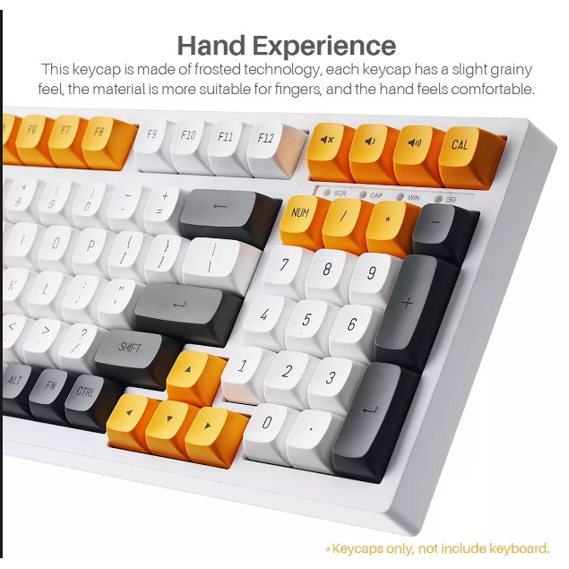 Keycap Csa feker heavy industry theme cho bàn phím cơ 226 phím PBT doubleshot