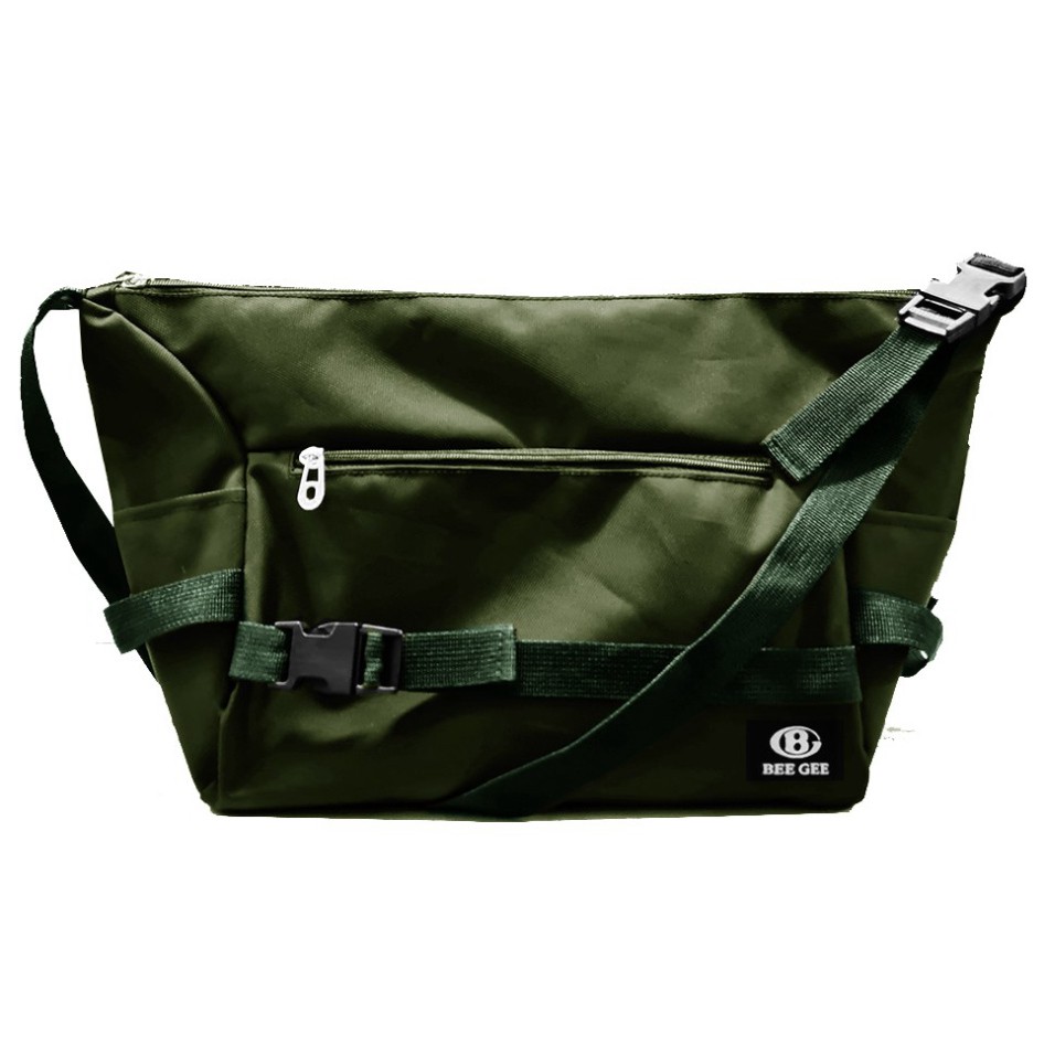 HÀNG CAO CẤP - ( FREE SHIP 50K ) Túi đeo chéo nam nữ unisex thời trang Hàn quốc BEE GEE 098 để được laptop và áo quần