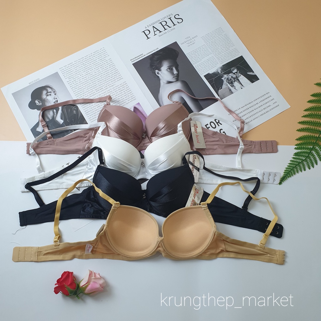 ÁO LÓT SISTERHOOD 689 , ĐỆM NHẸ , CÓ VIỀN VẢI BÓNG , CÓ GỌNG HÀNG THÁI LAN