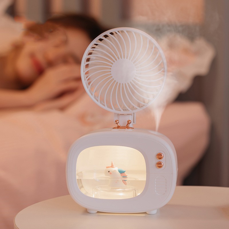 Fnelse TV Humidifier Fan Portable Air Cooler For Home