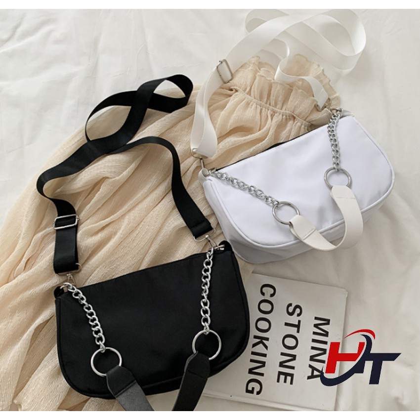 [Mã FAMAYWA2 giảm 10k đơn từ 50k] Túi nữ, túi kẹp nách vải dù 2 dây GT 432 | BigBuy360 - bigbuy360.vn