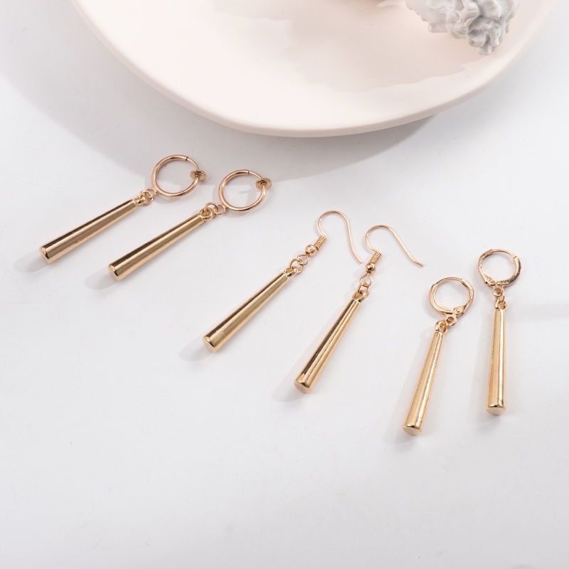 Set 3 khuyên tai phong cách anime One Piece Roronoa Zoro cá tính thời trang độc đáo