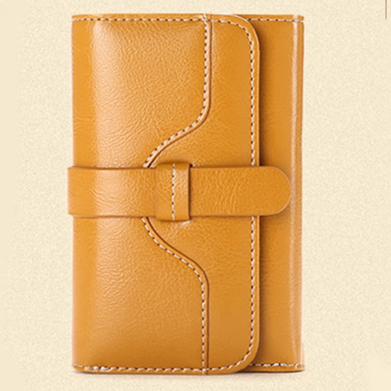 Youyo Ví Da Ngắn Đựng Thẻ Tín Dụng Phong Cách Retro Dành Cho Nữ