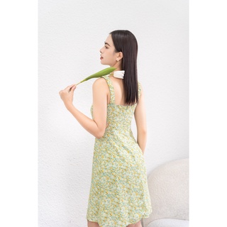 Bliss Đầm váy 2 dây khoét eo