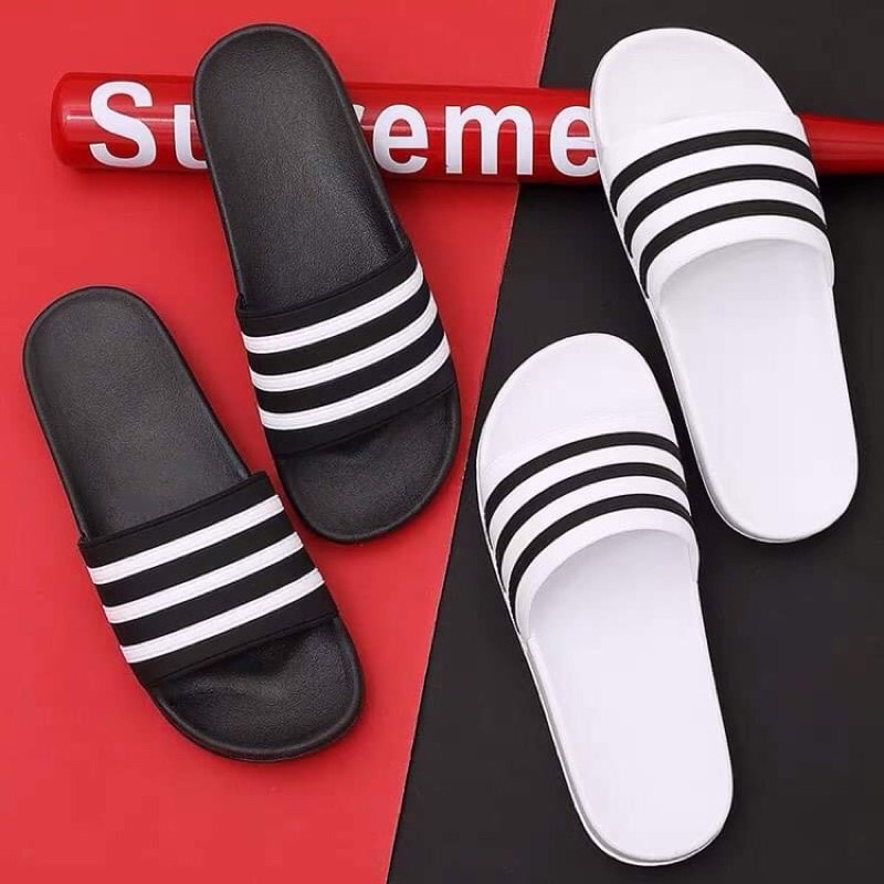 Dép sọc đen trắng cho nam giới cỡ lớn 44/45 46/47 48/49