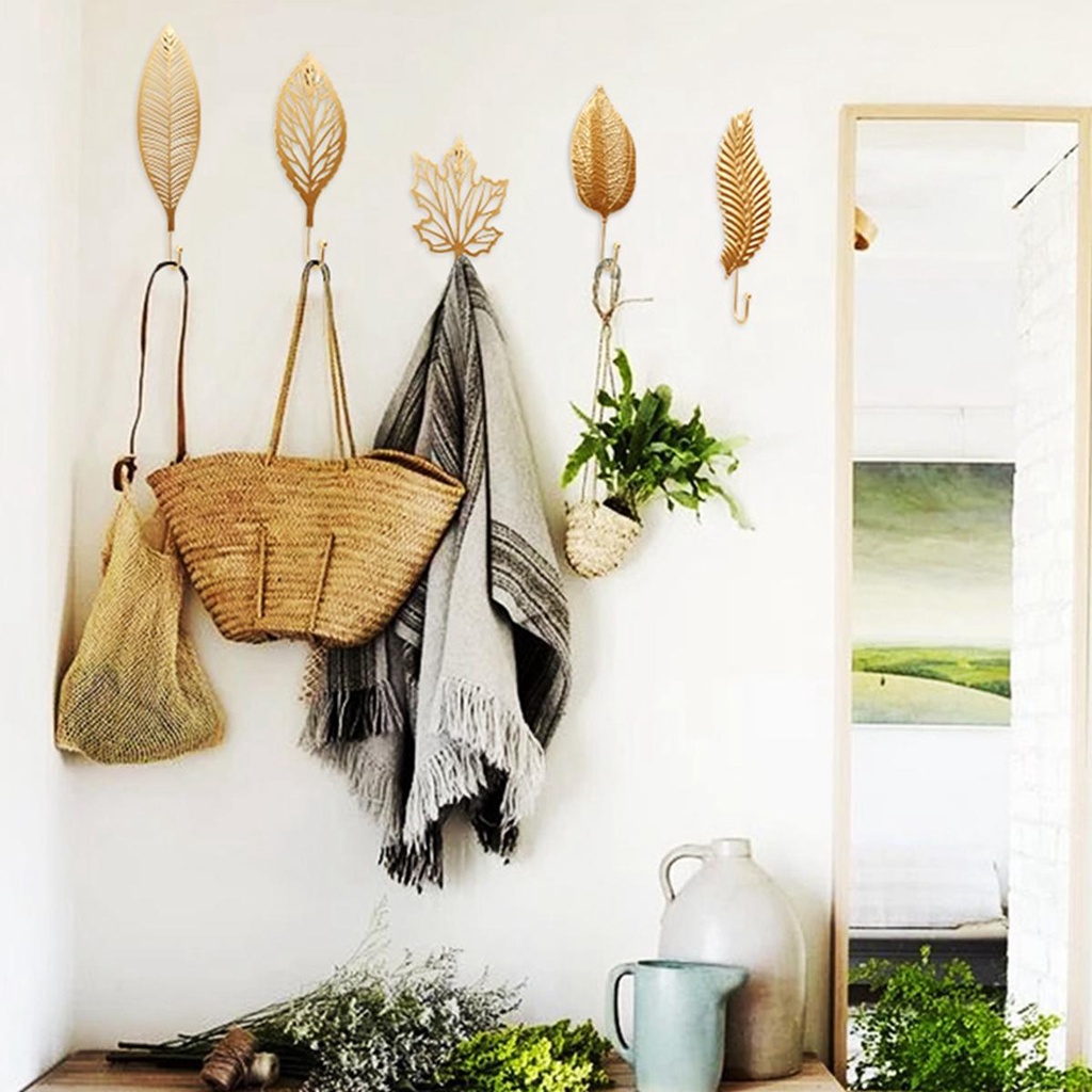 Móc Treo Chìa Khóa Hình Chiếc Lá|Móc Treo Đồ Hình Chiếc Lá Đa Năng