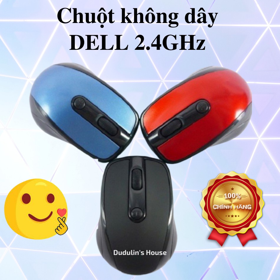 [CHÍNH HÃNG] Chuột không dây Dell pin trâu, dùng bền